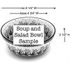 Polish Pottery Bowl Soup and Salad Autumn