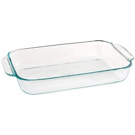 Pyrex Clear Basics 2 Quart Glass Oblong Baking Dish 11.1 in. x 7.1 in. x 1.7