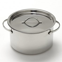 American Metalcraft MPL24 Stainless Steel Mini Pot with Lid 24 oz.