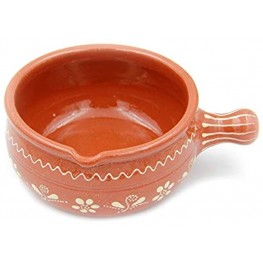 Ceramica Edgar Picas Traditional Portuguese Hand-painted Vintage Clay Terracotta Cooking Casserole Cazuela