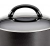 Circulon Espree Hard Anodized Nonstick Dish Casserole Pan with Lid 4.5 Quart Black