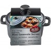 Tablecraft Cast Iron Round Mini Casserole with Lid Cookware 8-Ounce Black 8 oz