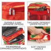 Casserole Carrier and Lasagna Lugger Fits Two 11”x14” or 9”x13” Baking Dish Double Decker Thermal Tote and Hot Food Carrier – Expandable Insulated Food Bag for Potluck Parties Cookouts Picnics