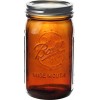 Ball Wide Mouth Canning Jars Quart Amber 4 Count,1440069046