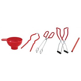 HIC Home Canning Supplies Kit 5-Piece Set Includes Canning Funnel