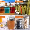 100 count Regular Mouth Canning Lids for Ball Kerr canning lids Split-Type Metal Mason Jar Lids for Canning Food Grade Material 100% Fit & Airtight for Regular Mouth Jars