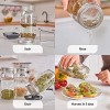 2 Pack Seed Sprouting Jar Lids | For 2.75 Regular Mouth Mason Jars | Fresh Sprouts at Home | Strainer Screen for Canning Jars | 304 Stainless Steel Lid for Growing Broccoli Alfalfa Beans & More