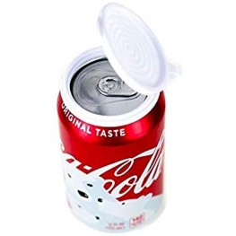 6-Pack Clear Color Soda or Beverage Can Lid Cover or Protector