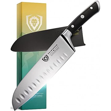 DALSTRONG Santoku Knife 7" Gladiator Series German HC Steel Sheath Included NSF Certified