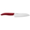 Kyocera Advanced Ceramic Revolution Series 5-1 2-inch Santoku Knife and Y-Peeler Set Red