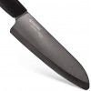 Kyocera Revolution Ceramic Knife Set 4 PIECE knives only Black Handle w Black Blades
