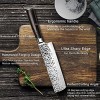 Nakiri Knife imarku 7-inch Vegetable Cleaver Knife Classic Hand-Forged Japanese Chef Knife 7Cr17Mov German Stainless Steel Premium with Ergonomic Handle and Gift Box