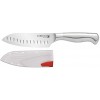 Sabatier Stainless Steel Hollow Handle Santoku Knife with EdgeKeeper Self-Sharpening Sleeve 5-Inch