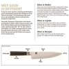 Shun Sora 7 inch Hollow Ground Santoku Asian-Style Multi-Purpose Knife NSF Certified Handcrafted in Japan VB0718