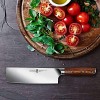 TUO Nakiri Knife Vegetable Cleaver Kitchen Knives Japanese Chef Knife German X50CrMoV15 Stainless Steel Pakkawood Handle 6.5 Fiery Series