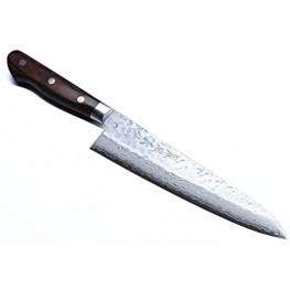 Yoshihiro VG10 16 Layer Hammered Damascus Gyuto Japanese Chefs Knife 8.25'' 210mm