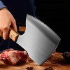Meat Cleaver Heavy Duty Axes Shape Super heavy and thick Bone Breaker Bone Cutting Knife Butcher Chef Knife Chefs Knife Stainless Steel