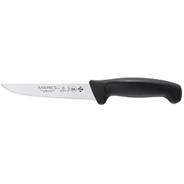 Mundial Marks by Mundial MA15-6 Extra-Wide Boning Knife Stiff Black