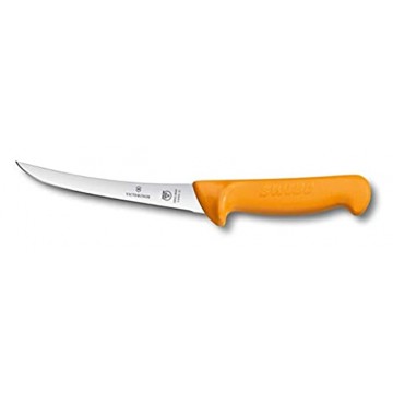 VictorinoxSwibo Boning Knife with Curved Blade Stainless Steel Yellow 16 x 5 x 5 cm