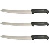 10 in. Curved Bread Knife- Cozzini Cutlery Imports Serrated Great for Sandwiches 10 Curved Bread