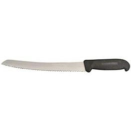 10 in. Curved Bread Knife- Cozzini Cutlery Imports Serrated Great for Sandwiches 10" Curved Bread