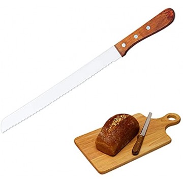 14-inch Stainless-Steel Serrated Bread Knife Bread Slicers for Homemade Bread Ergonomic Handle Durable Kitchen Knife Bread Cutter for All Types of Bread