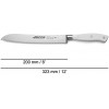 ARCOS Bread Knife 8' White