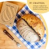 BonjourBaker Bread Lame Scoring Knife | Bread Dough Scoring Tool + Bonus Bread Making Scraper | Lame Bread Tool Baking Kit w Spare Blades | Bread Razor Lame with Bread Making Accessories for Baking