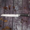 Bread Knife 8 inch Serrated Bread Cutter Cake Knife High Carbon Ultra Sharp Stainless Steel Kitchen Knife with Ergonomic Handle for Cutting Crusty Breads Cake