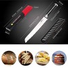 Bread Knife 8 inch Serrated Bread Cutter Cake Knife High Carbon Ultra Sharp Stainless Steel Kitchen Knife with Ergonomic Handle for Cutting Crusty Breads Cake