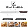 Bread Knife imarku German High Carbon Stainless Steel Professional Grade Bread Slicing Knife 10-Inch Serrated Edge Cake Knife Bread Cutter for Homemade Crusty Bread