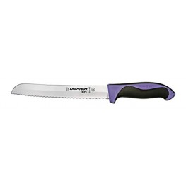 Dexter 8 Scalloped Bread Knife Purple Handle