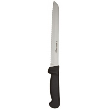 Dexter-Russell Basics P94803B 8 Scalloped Bread Knife with Black Polypropylene Handle