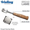 Frieling Dough Scoring Making Bread Includes Extra Blades and Lame Cover 7.5 Inch Natural Wood Handle