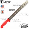 Jero Pitmaster Series Serrated Concavo Slicer Wide 12 Granton Serrated Edge Blade Manufactured From German High-Carbon Stainless Steel Ergonomic Easy Grip Polymer Handle Ultimate Meat Slicer