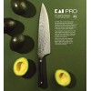 Kai Pro Kitchen Knives NSF Certified Japanese Cutlery Full Tang Handle Construction From the Makers of Shun Bread-9 Inch