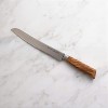 Messermeister Oliva Elite Scalloped Bread Knife 9 Inches,Brown
