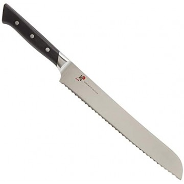 Miyabi Morimoto Edition Bread Knife 9.5-inch Black w Red Accent Stainless Steel