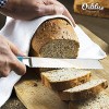 Orblue Serrated Bread Knife Ultra-Sharp Stainless Steel Professional Grade Bread Cutter Cuts Thick Loaves Effortlessly 8-Inch Blade with 4.9-Inch Handle Blue