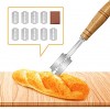 PPNZQAUT Premium Lame Bread Tool for Bakers Handcrafted Bread Scoring Knife Lame with 10 Replaceable Blades Homemade Pizza Cake or Bread Lame Cutter Dough Scoring Tool with Leather Protective Cover
