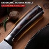 Professional Bread Knife 8 Inch Serrated Knife Made of Japanese Aus-10v Super Stainless Steel Ultra Sharp Cake Knife with Gift Box，Bread Slicing Knife for Homemade Crusty Bread.