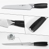 TUO 8” Serrated Bread Knife Sharp Cake Slicer Bread Slicing Knife for Carving Homemade Bread Precision Forged German HC Steel Blade Ergonomic Pakkawood Handle Gift Box Goshawk Series