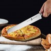TUO Bread Knife 9’’ Kitchen Knife Serrated Bread Cutter Razor Sharp Professional Homemade Bread Pizza Cake Slicing Knife AUS-8 Stainless Steel with Pakkawood Handle Gift Box Ring Lite Series
