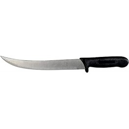 12” Cimiter Knife Cozzini Cutlery Imports Curved Blade Black Handle Butcher & Meat Knife Black