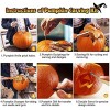 13PCS Halloween Pumpkin Carving Tools Kit Safe Professional Jack-O-Lanterns DIY Carving Knife Set with Carrying Bag for Adults & Kids