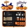 Halloween Pumpkin Carving Kit 13 Pieces Professional Stainless Steel Pumpkin Carving Tools Pumpkin Carving Knife with Carrying Case Carve Suitable for Kids Adults Sculpt Jack-O-Lanterns 13