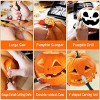 Halloween Pumpkin Carving Kit 6pcs Heavy Duty Professional Stainless Steel Carving Tools Set With 2 LED Candles & 10 Carving Stencils Great for Halloween Jack-O-Lanterns Decorations 2021 New Black