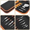 Halloween Pumpkin Carving Kit Blovec 11 Pieces Professional Stainless Steel Pumpkin Carving Tools Easily Sculpting Halloween Jack-O-Lanterns with Carrying Case