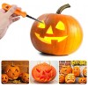 Halloween Pumpkin Carving Tools Kit COOLOOK Halloween Pumpkins Carving Sets 13 Pieces DIY Heavy Duty Stainless & Wooden Sculpture Modeling Carving Tools with Black Storage Bag