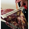 Ham Carving Knife with Anti-accident Protection 12-Inch Flexible Stainless Steal Ham Slicing Knife for Slicing Serrano Ibérico Ham & Italian Prosciutto